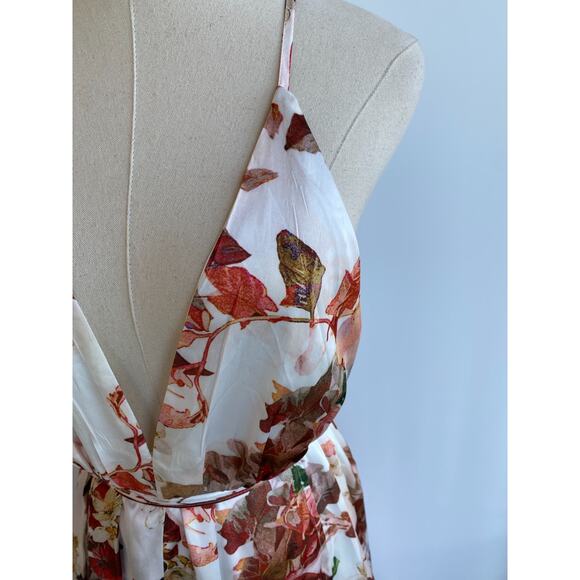 NWT Hello Molly Mermaid Hotel Maxi Dress sz Small Floral Print Strappy Backless - Picture 5 of 15